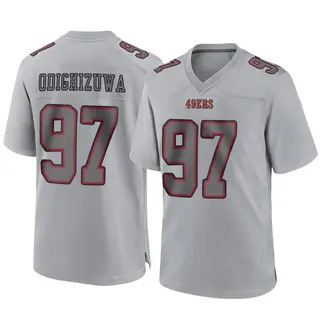 San Francisco 49ers Youth Osa Odighizuwa Game Atmosphere Fashion Jersey - Gray