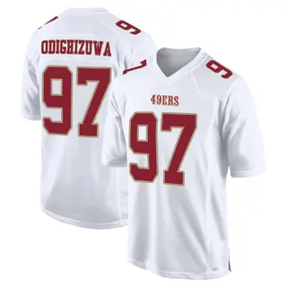 San Francisco 49ers Youth Osa Odighizuwa Game Fashion Jersey - White