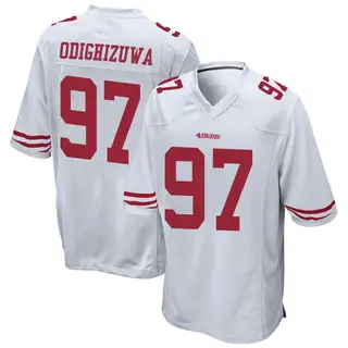 San Francisco 49ers Youth Osa Odighizuwa Game Jersey - White