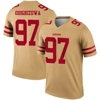 San Francisco 49ers Youth Osa Odighizuwa Legend Inverted Jersey - Gold