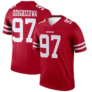 San Francisco 49ers Youth Osa Odighizuwa Legend Jersey - Scarlet