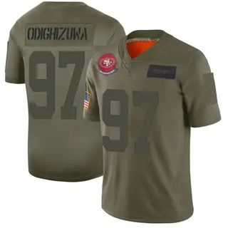 San Francisco 49ers Youth Osa Odighizuwa Limited 2019 Salute to Service Jersey - Camo