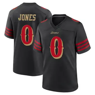 San Francisco 49ers Youth Rob Jones Game 2025 Rivalries Collection Jersey - Black