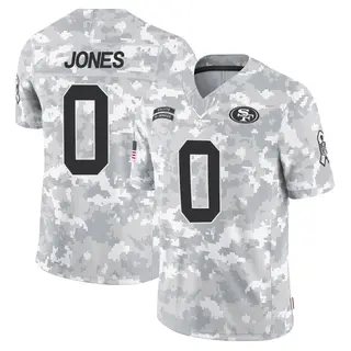 San Francisco 49ers Youth Rob Jones Limited 2024 Salute to Service Jersey - Arctic Camo
