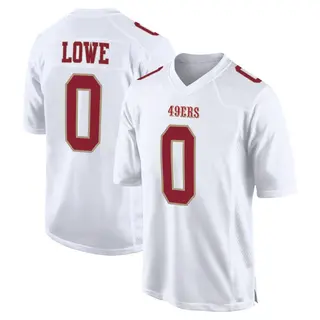 San Francisco 49ers Youth Vederian Lowe Game Fashion Jersey - White