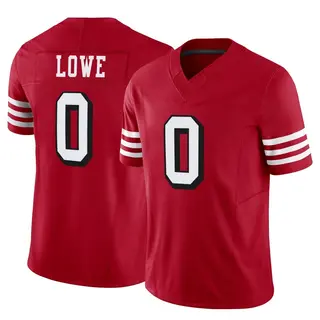San Francisco 49ers Youth Vederian Lowe Limited Alternate Vapor F.U.S.E. Jersey - Scarlet