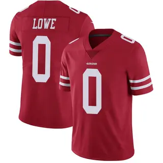 San Francisco 49ers Youth Vederian Lowe Limited Team Color Vapor Untouchable Jersey - Red
